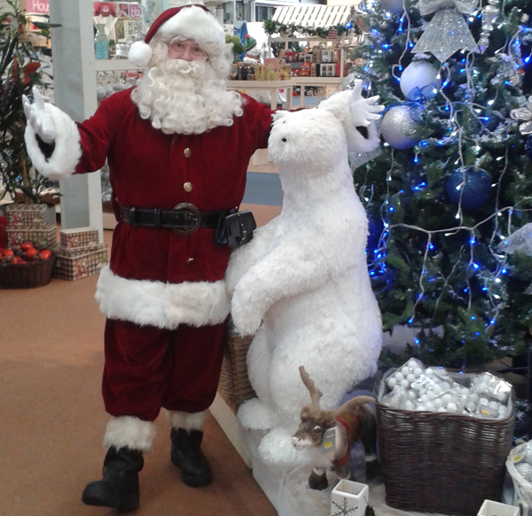 Santa In store